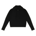 Entire Studios Knit Zip Up Jacket "Black"
