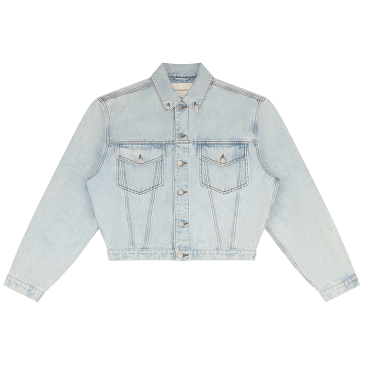 Entire Studios Shrunken Denim Jacket "Old Blue"