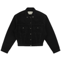 Entire Studios Shrunken Denim Jacket "Magnetite"