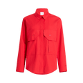 Patou Cargo Blouse "Elixir Red"