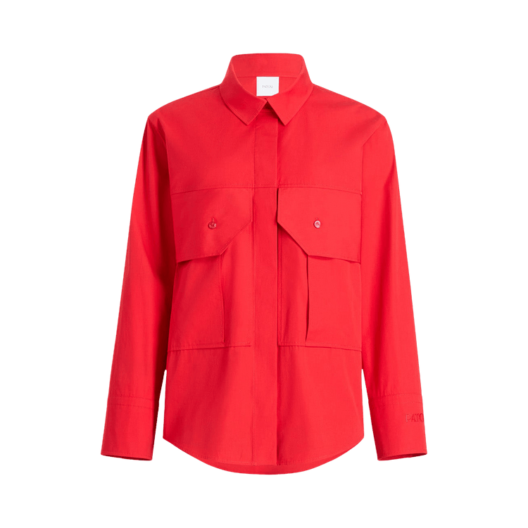 Patou Cargo Blouse "Elixir Red"