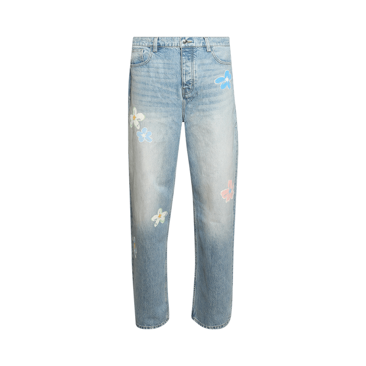 Nahmias Super Bloom Baggy Jeans "Light Indigo Wash"