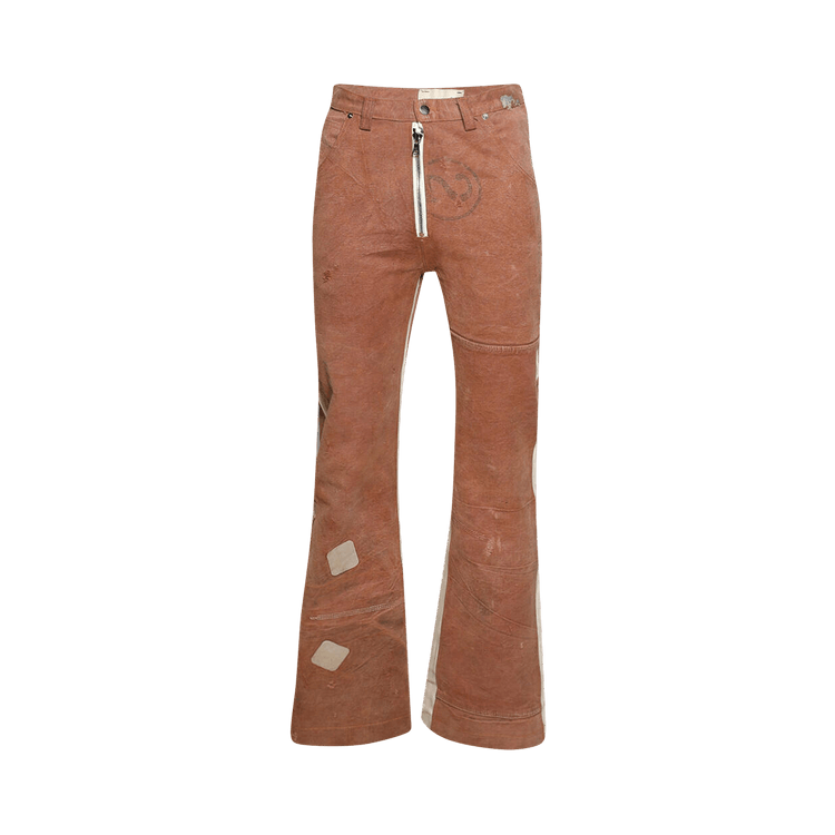 SEKRIT SAINTS Western Flare Pant "Red Mailbag"