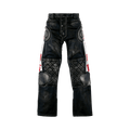 SAINT Mxxxxxx Leather Racer Pants "Black"