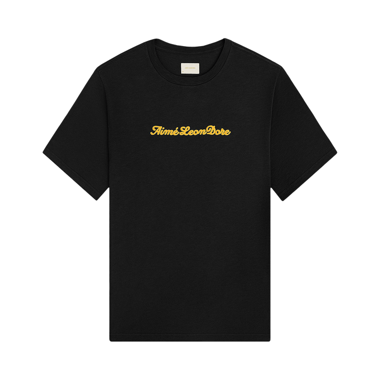 Aimé Leon Dore Puff Print Slub Logo Tee "Jet Set"