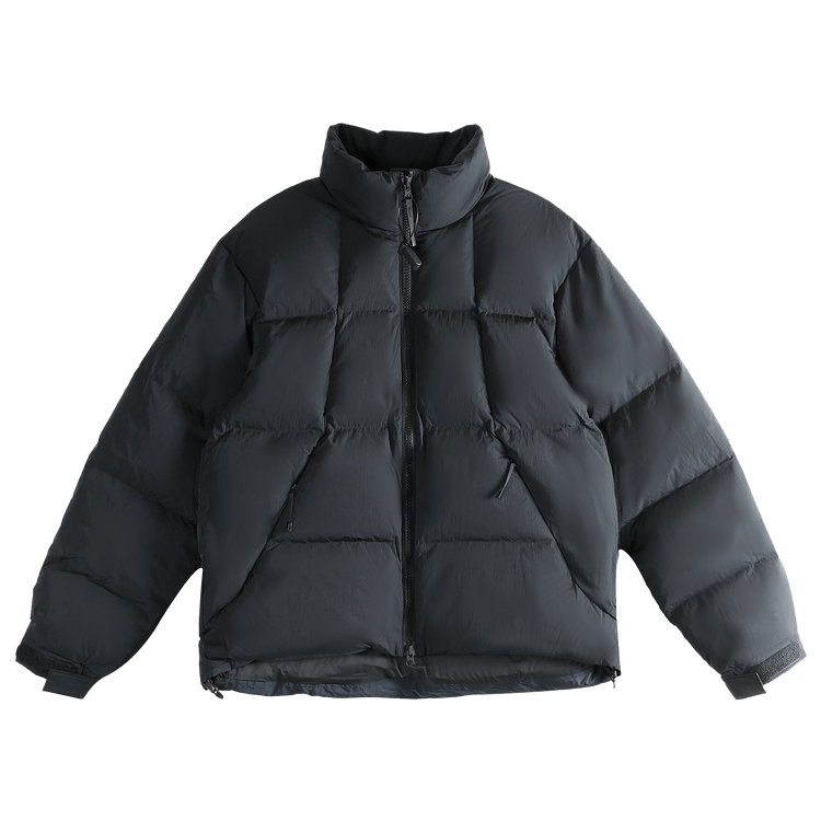 Goldwin Dope Dyed Ripple Nylon Down Jacket "Dark Navy"