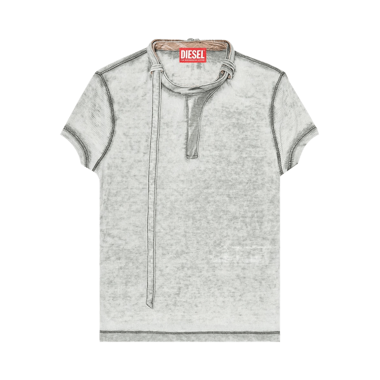 Diesel T-Eresa Short-Sleeve Top "Grey"
