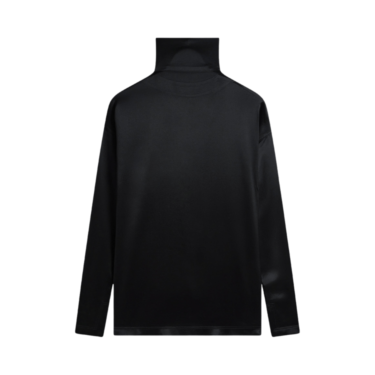 Phoebe Philo Liquid Knot Collar Top "Black"