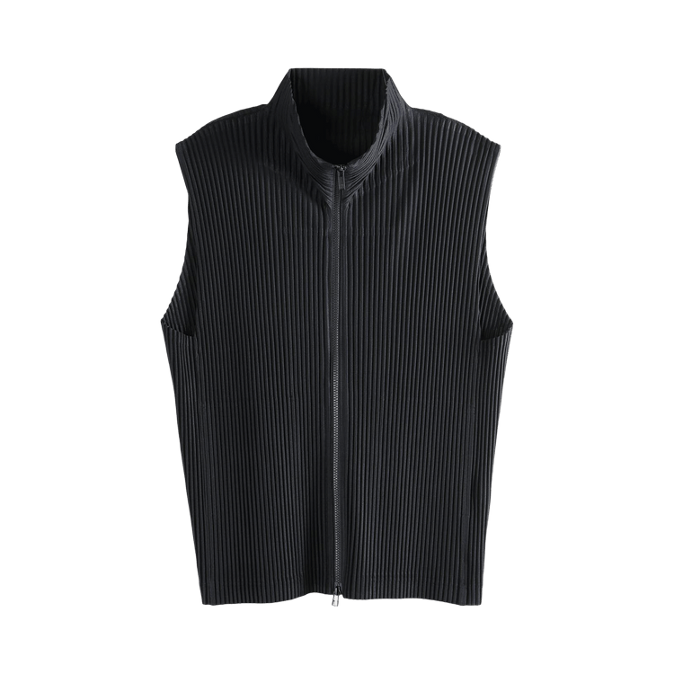 Homme Plissé Issey Miyake Monthly Colors April Vest "Black"