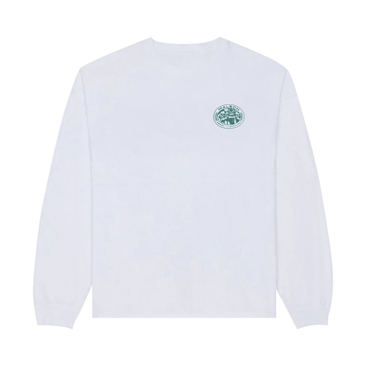 Malbon Horizon Tee "White"