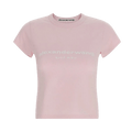 Alexander Wang Hotfix Logo Tee "Light Pink"
