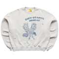 Diet Starts Monday Eagle Sweatshirt "Heather Grey/Blue"