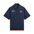 Kith For The New York Knicks Playoffs Zip Front Performance Knit Polo "Nocturnal"