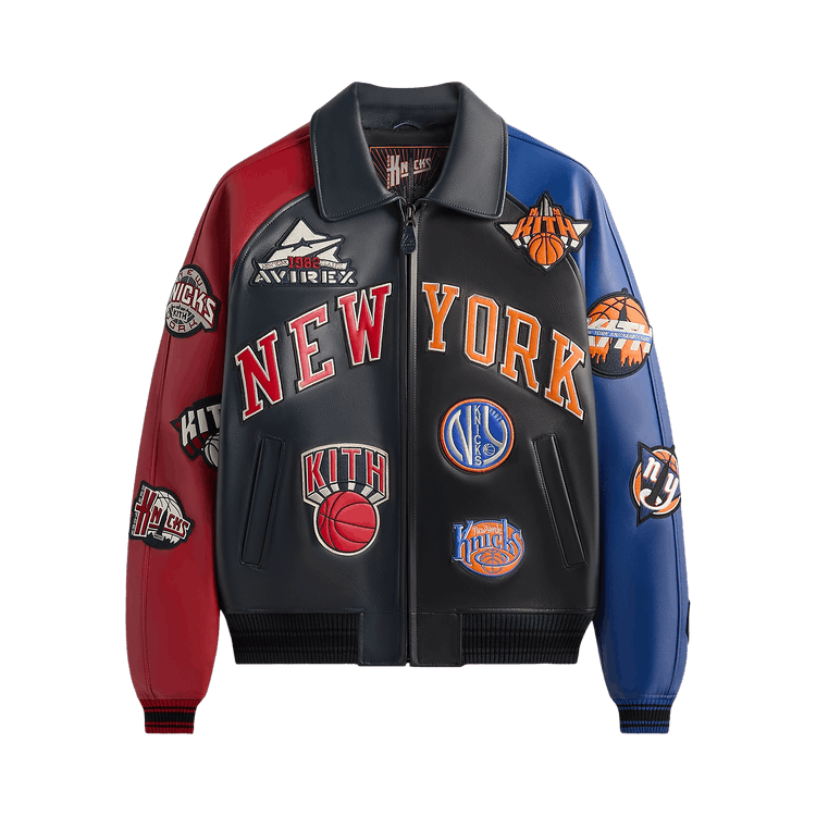 Kith x Avirex For The New York Knicks Madison Square Garden Icon Jacket "Multi"