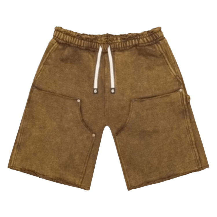 Godspeed Carpenter Distressed Shorts "Muddy Brown Wash"