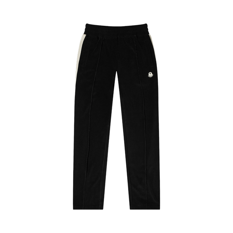 Moncler x Palm Angels Chenille Track Pants "Black/White"