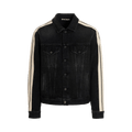 Palm Angels Denim Track Jacket "Black/White"