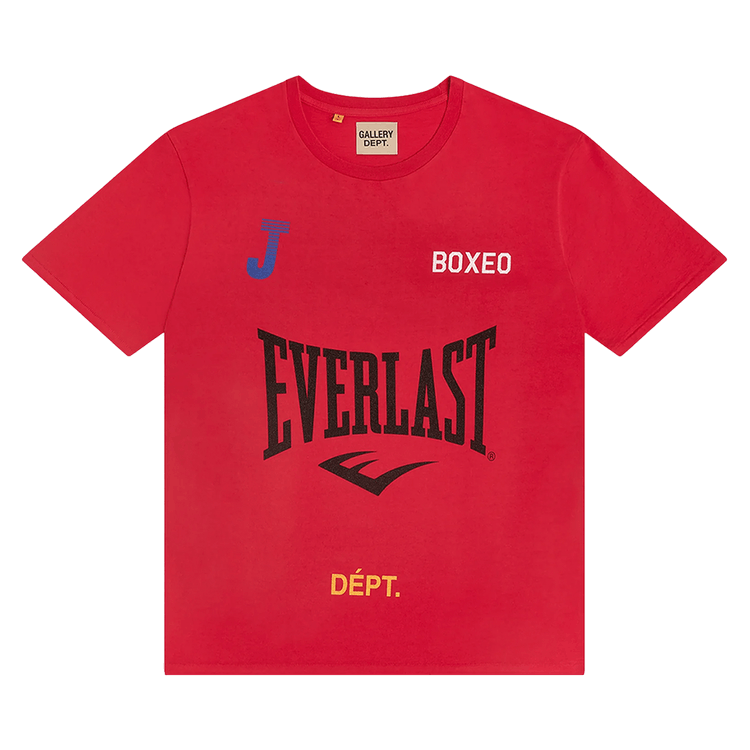 Gallery Dept. x Everlast J T-Shirt "Red"
