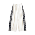 Kapital Smooth Jersey TH.D.D. Baggy Track Pants (Peace Sign) "White"
