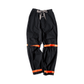 Kapital Rip Stop Nouvelle Shuttle Pants "Black/Orange"