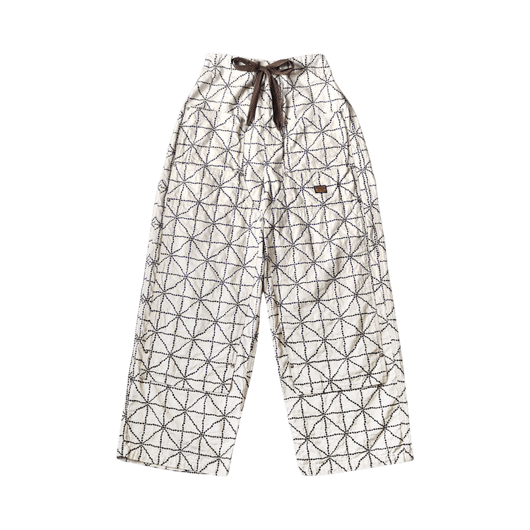 Kapital Denim Folk Dojo W-Knee Easy Baggy Pants "Natural"