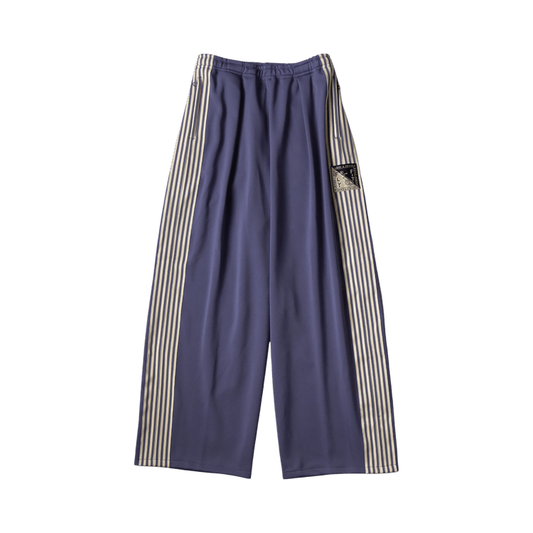 Kapital Smooth Jersey Stantman & Woman Baggy Track Pants (Banner Stripe) "Purple"