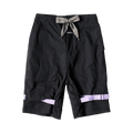 Kapital Rip Stop Nouvelle Shuttle Shorts "Black/Purple"