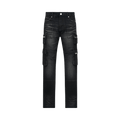 RtA Slate Cargo Skinny Jean "Vintage Black"