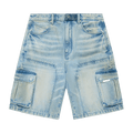RtA Joseph Short Frayed "Indigo Dusk"