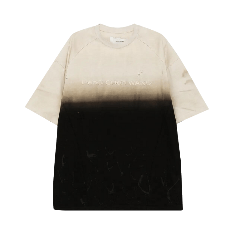 Feng Chen Wang Gradient Washed Oversized T-Shirt "Black"