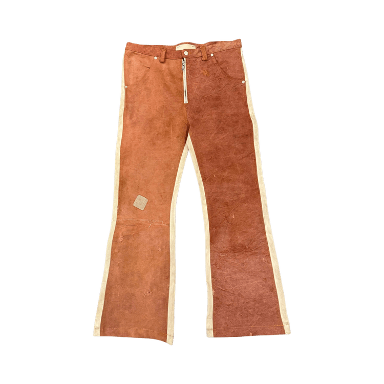 SEKRIT SAINTS Western Flare Pant "Red/White"