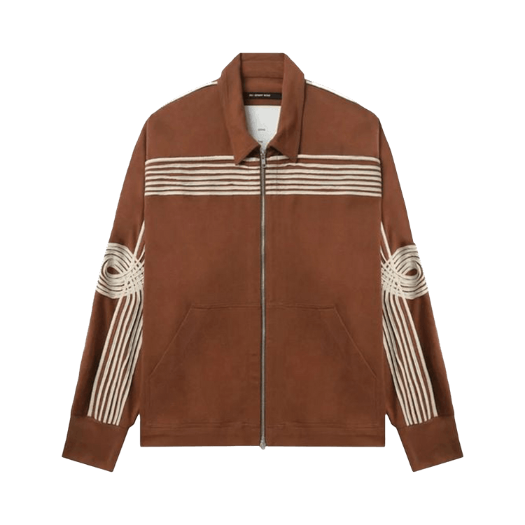 Song for the Mute Applique Track Jacket "Brown"