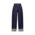 Charles Jeffrey Loverboy Loose Fit Jean With Knitted Pocket "Blue"