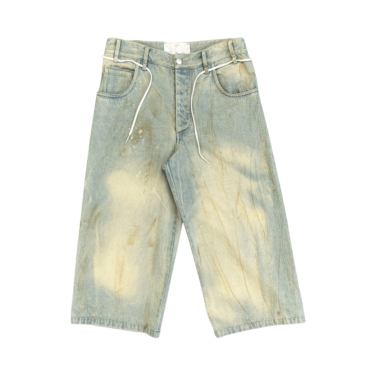 Song for the Mute Long Shorts "Light Blue Dirt Fade Out"