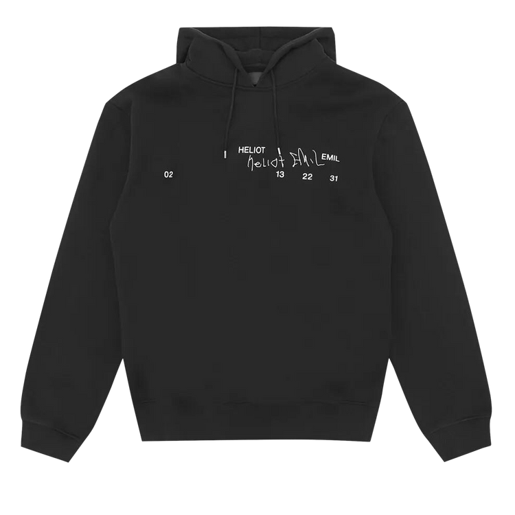 Heliot Emil Fulgens Hoodie "Black"