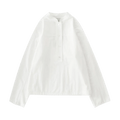 Studio Nicholson Half Placket Shirt "Optic White"