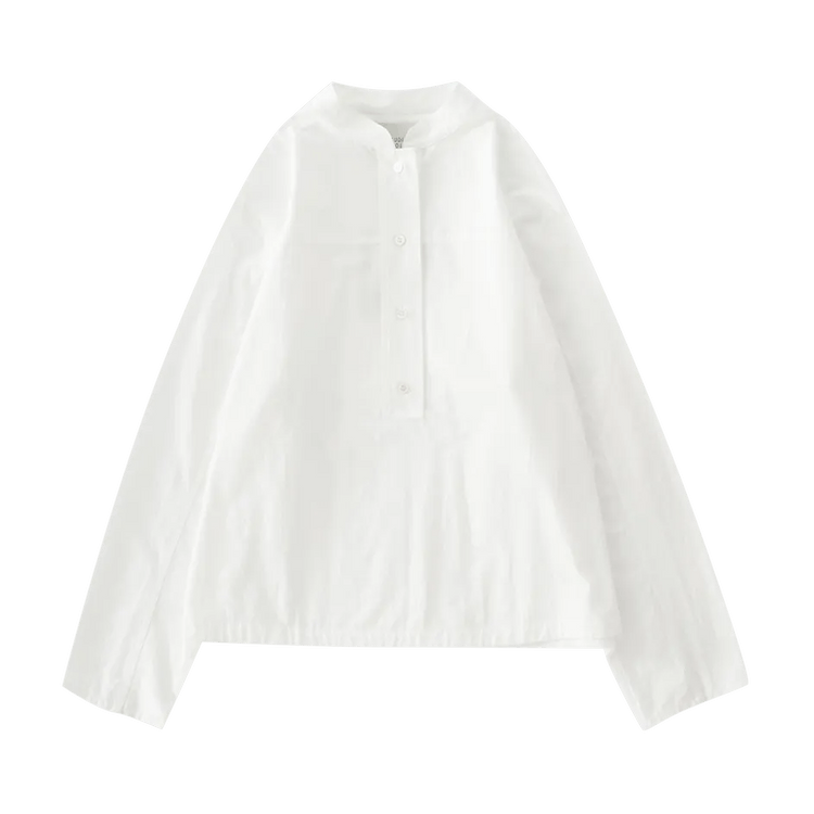 Studio Nicholson Half Placket Shirt "Optic White"