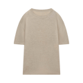 The Elder Statesman Lenny Knit Tee "Ecru"