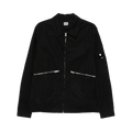 C.P. Company Overshirt In Micro-Reps "Black"