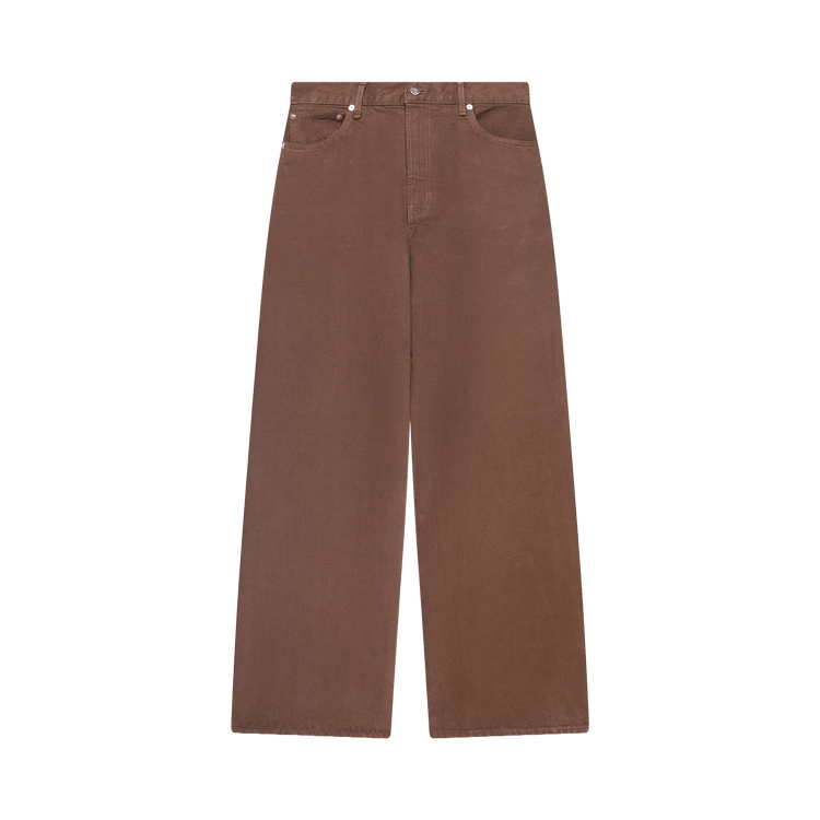 The Elder Statesman Evie Baggy Jean "Wenge"