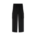 Phoebe Philo Crushed Cargo Trousers "Black"