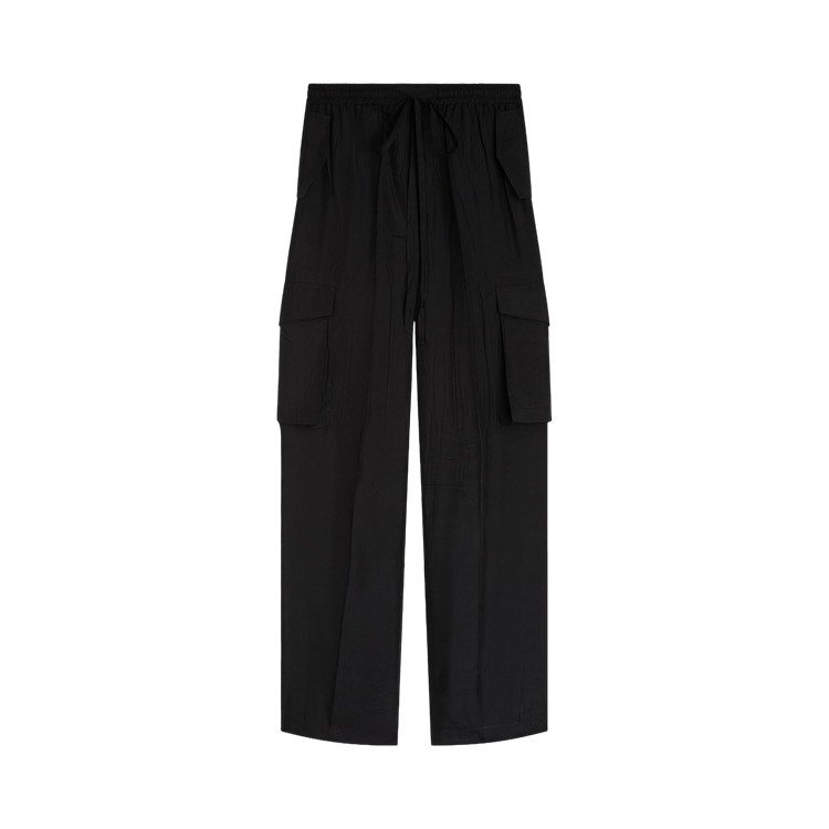 Phoebe Philo Crushed Cargo Trousers "Black"