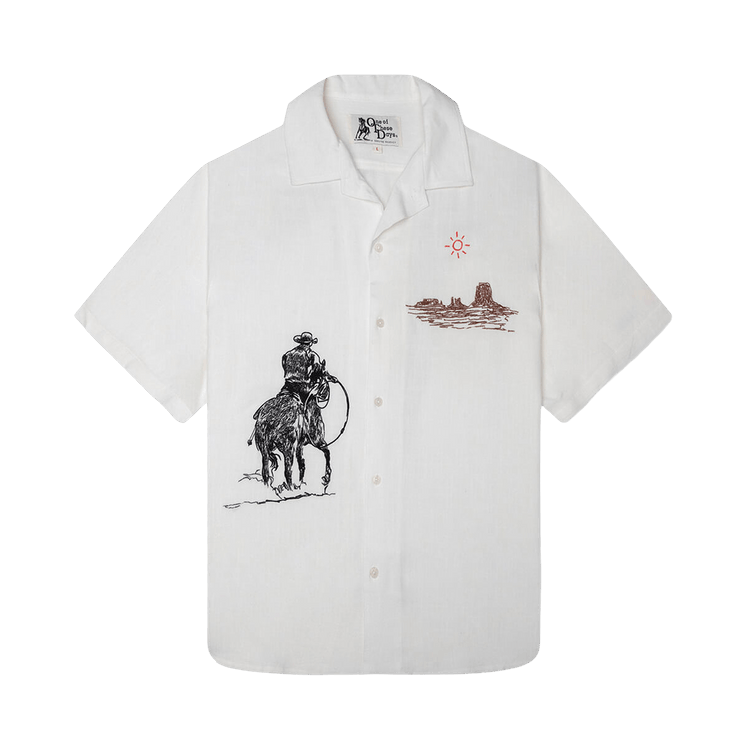 One Of These Days Tomorrow Has Already Spoken Camp Shirt "Bone"