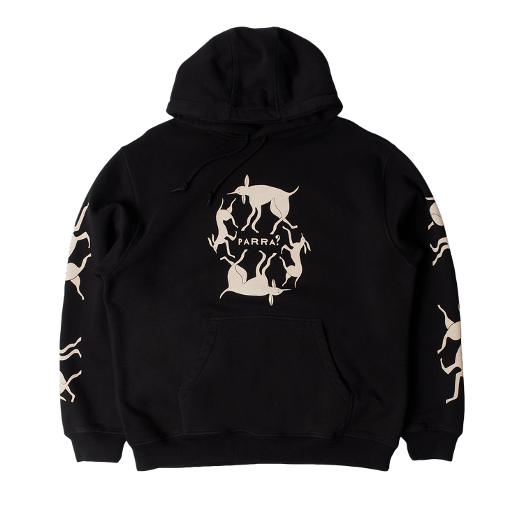 Parra Non Grand Cafe Hooded Sweatshirt "Black"