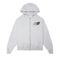 One Of These Days USA Zip Up Hoodie "Heather Grey"