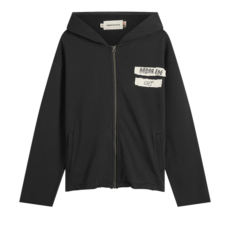 Honor The Gift Shit Since 1988 Zip Hoodie "Black"