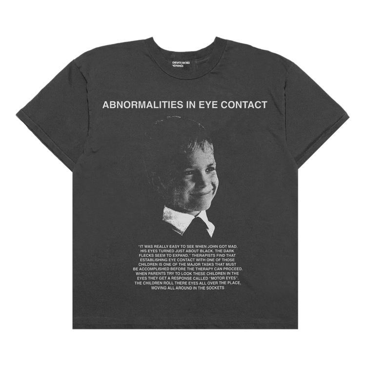 Enfants Riches Déprimés Abnormalities In Eye Contact T-Shirt "Faded Black"