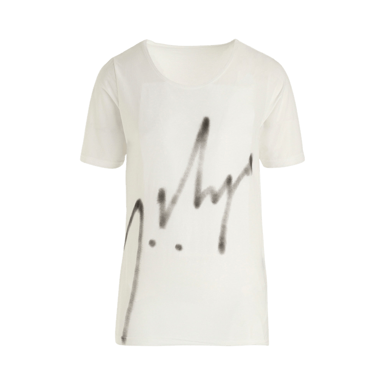 Yohji Yamamoto YY Pattern Short-Sleeve T-Shirt "Off-White"