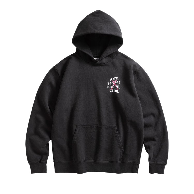 Anti Social Social Club Cancelled Hand Painted Hoodie "Black"