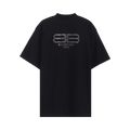 Balenciaga Paris Strass T-Shirt "Washed Black"